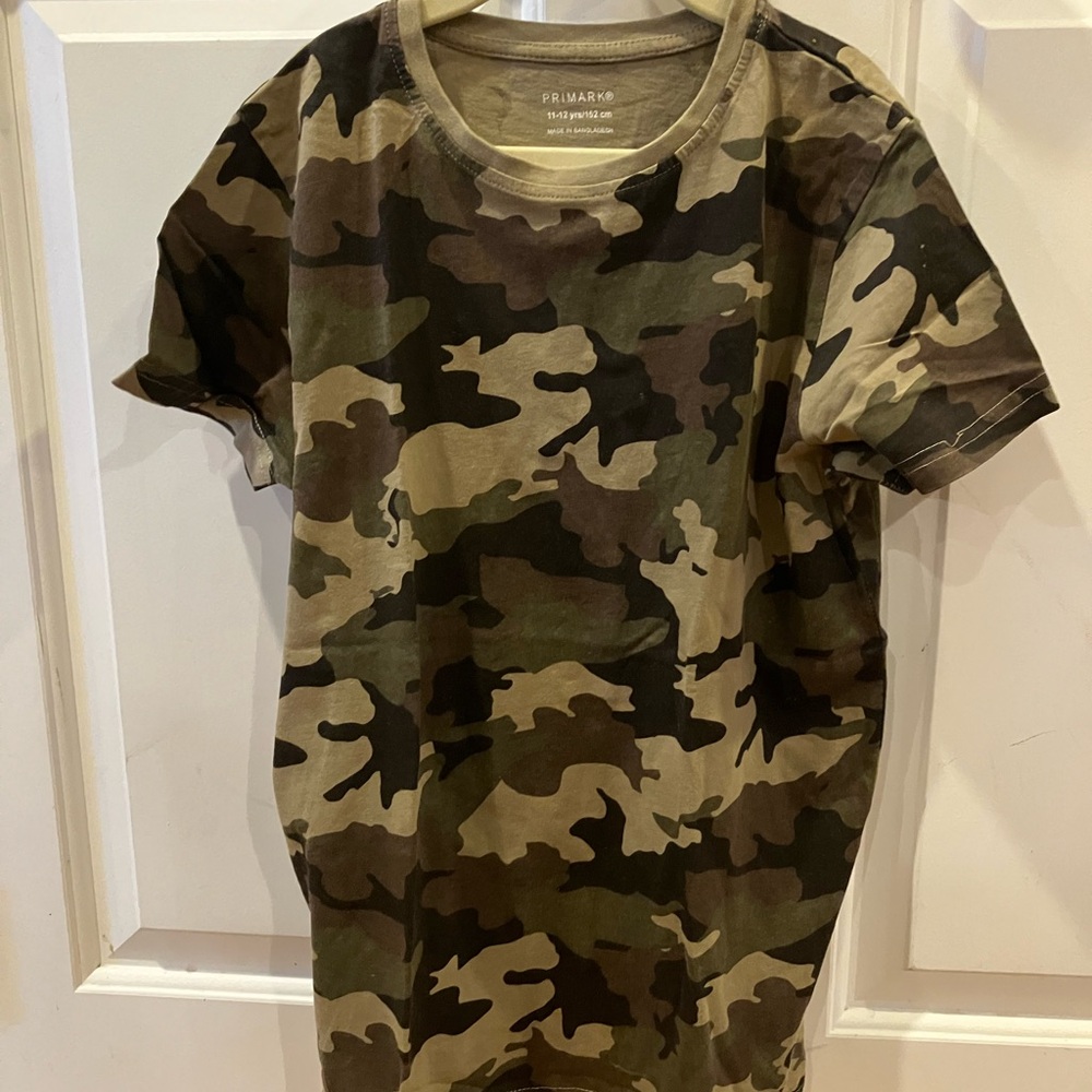 Primark Olive Green Crew Neck Tee